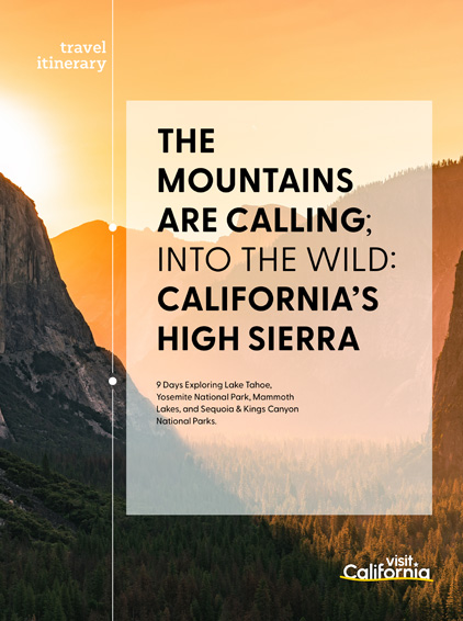 The mountains are calling itinerary